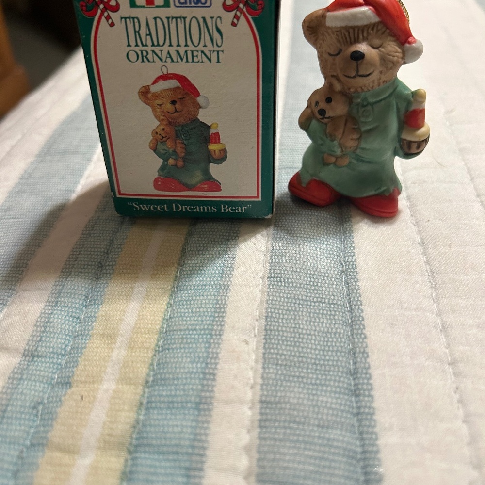 Vintage 7-Eleven Citgo Tradition Ornament 1993 Collection Sweet Dream Bear